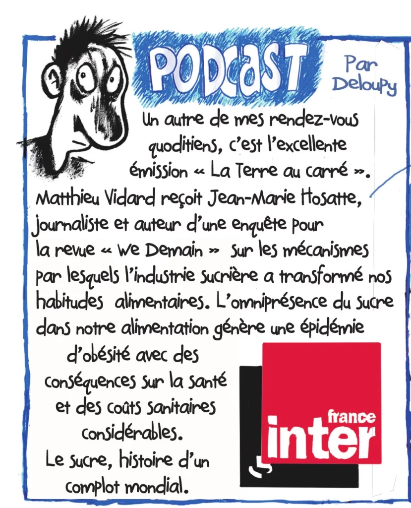 Première case du podcast dessiné