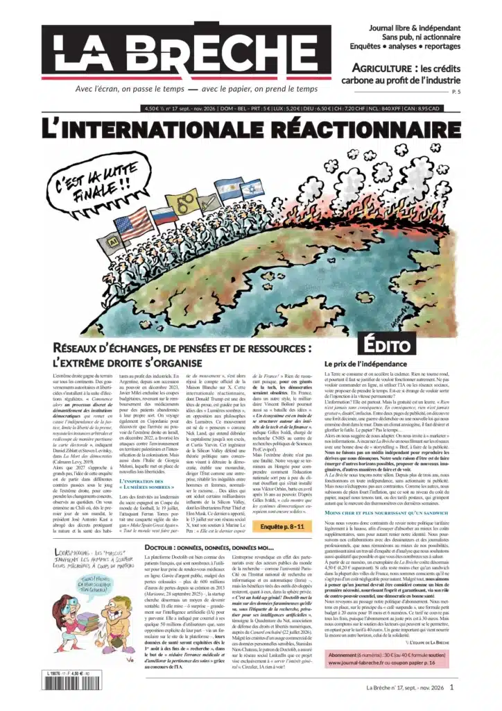 La une du numéro 17