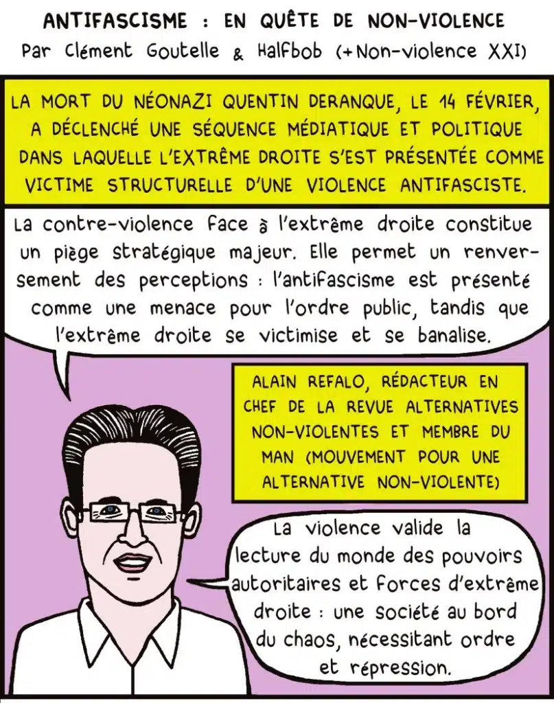 Première case du strip