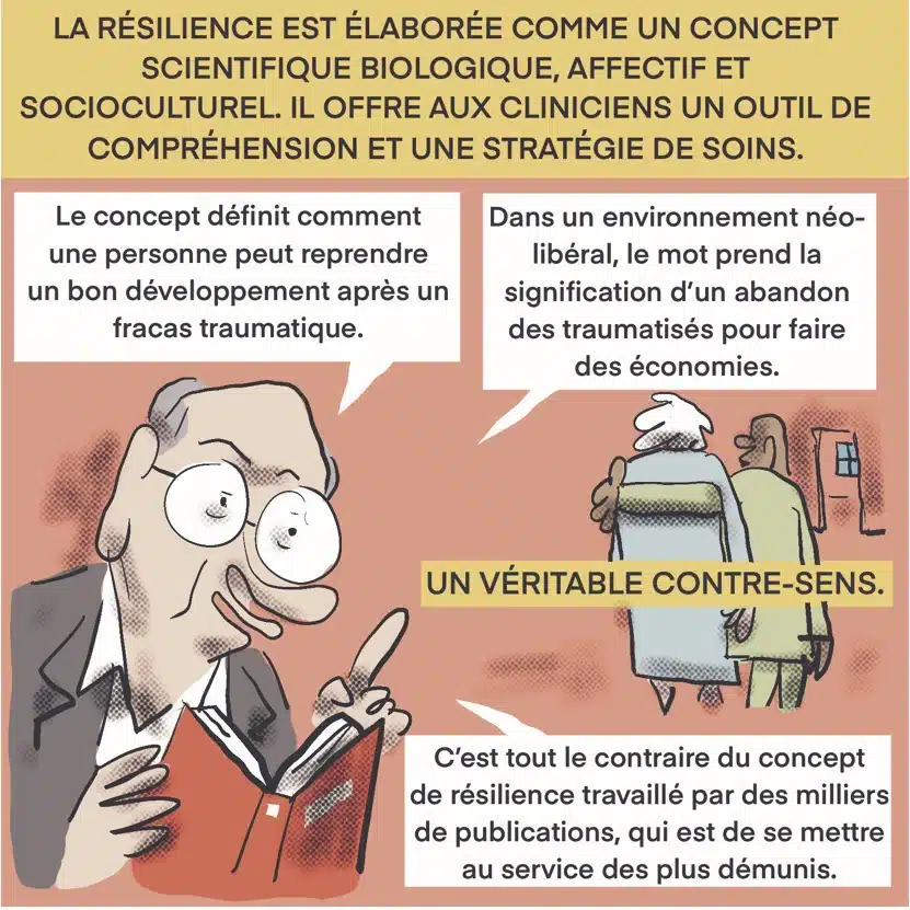 La résilience est élaborée comme un concept scientifique biologique, affectif et socioculturel