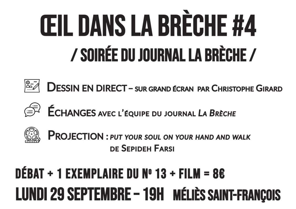 Le programme de la soirée au Méliès