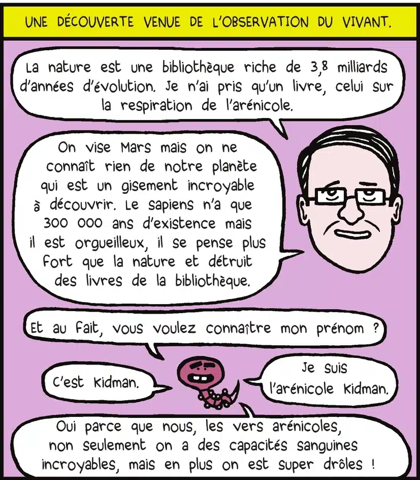 Une découverte venue de l'observation du vivant